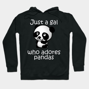 Awesome Adorable Panda Cute Teens Girl Women Gift Hoodie